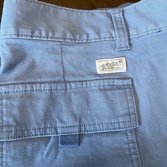 New Eddie Bauer Women's Adventurer Stretch Ripstop Ankle Pants Woman’s 14 Blue - Picture 5 of 11